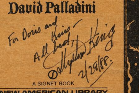 Lot #400 Stephen King Signed Book Page - Image 3