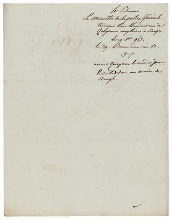Lot #239 Joseph Fouche Document Signed - Image 3