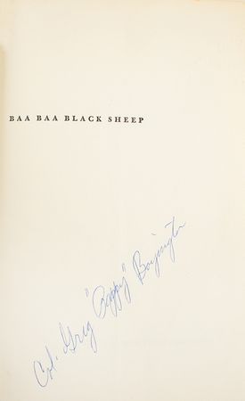 Lot #232 Pappy Boyington Signed Book - Image 2