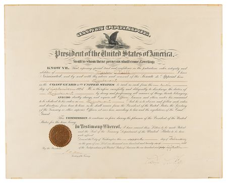 Lot #38 Calvin Coolidge Document Signed as President - Image 1