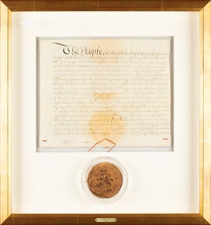 Lot #99 John Jay Document Signed - Image 1