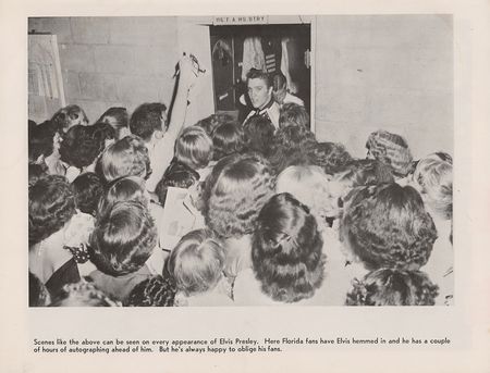 Lot #495 Elvis Presley 1956 'Souvenir Picture Album' Concert Program  - Image 2
