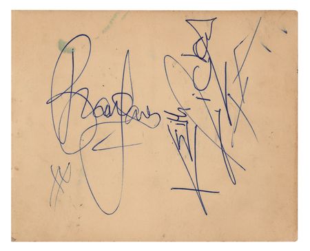 Lot #444 Rolling Stones Signatures (August 1964) - Image 2