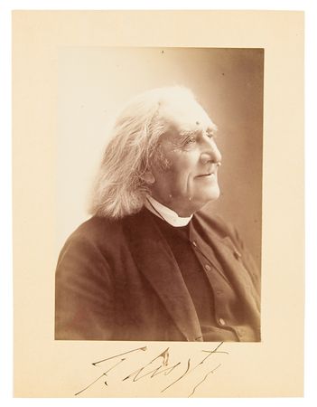 Lot #429 Franz Liszt Signed Photograph - Image 1