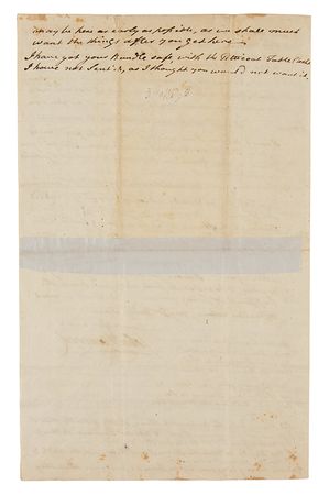 Lot #77 John Hancock Autograph Letter Signed to His Wife - Image 3