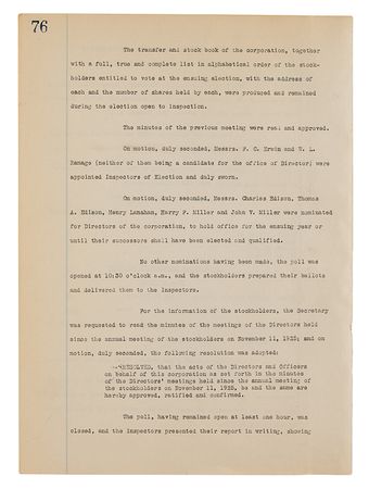 Lot #105 Thomas Edison Document Signed - Image 4