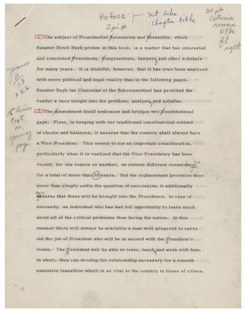 Lot #20 Dwight D. Eisenhower Typed Manuscript Signed - Image 1