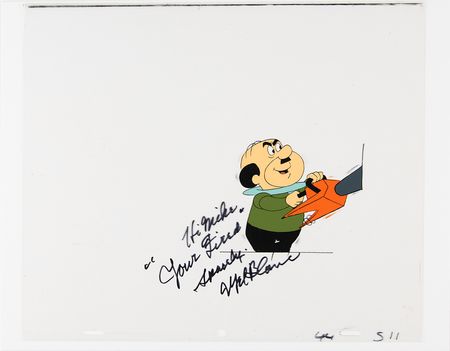 Lot #324 Mel Blanc Signed Animation Cel from The Jetsons - Image 1