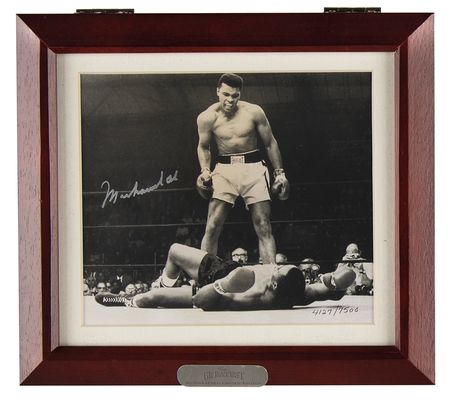 Lot #638 Muhammad Ali Signed Commemorative Watch Set - Image 1