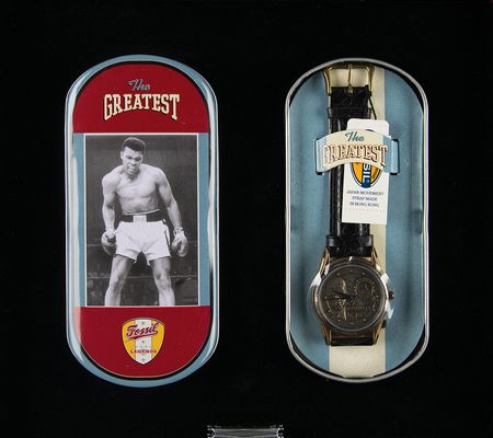 Lot #638 Muhammad Ali Signed Commemorative Watch Set - Image 3
