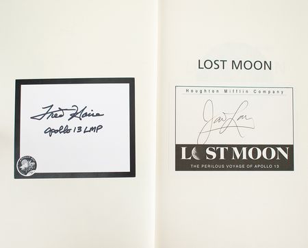 Lot #288 Apollo 13: Lovell and Haise Signed Book - Image 2