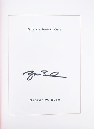 Lot #32 George W. Bush Signed Book - Image 2