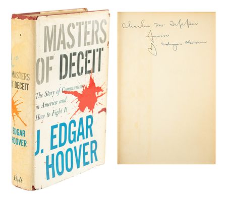 Lot #166 J. Edgar Hoover Signed Book - Image 1