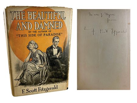 Lot #344 F. Scott Fitzgerald Signed First Edition of The Beautiful and Damned - Image 1