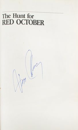 Lot #384 Tom Clancy Signed Book - Image 2