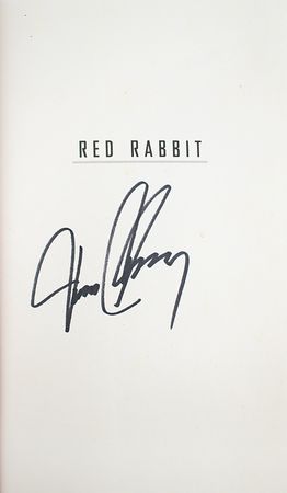 Lot #385 Tom Clancy (2) Signed Items: Book and Poster - Image 2