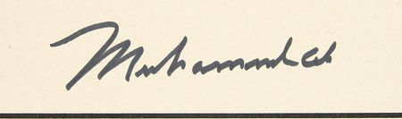 Lot #640 Muhammad Ali Signed Oversized Photograph - Image 2