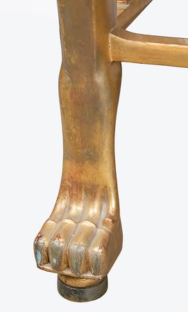Lot #525 Paramount Pictures 'King Tutankhamun' Egyptian Revival Prop Chair - Image 13