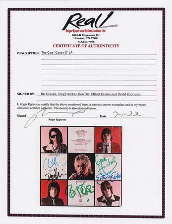 Lot #440 The Cars Signed Album - Image 3