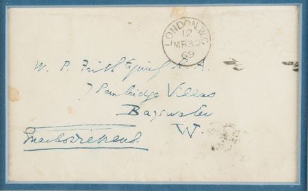 Lot #340 Charles Dickens Signed Mailing Envelope - Image 2