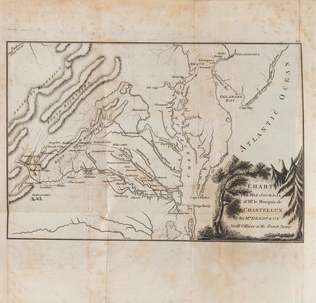 Lot #260 Marquis de Chastellux: Travels in North-America, in the Years 1780, 1781, and 1782 Book - Image 5