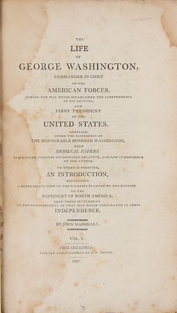 Lot #253 John Marshall: The Life of George Washington (Six Volumes with Atlas) - Image 4