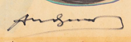 Lot #320 Andy Warhol Signed Interview Magazine with Diana Vreeland Cover - Image 2