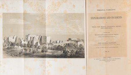Lot #257 John Russell Bartlett: Personal Narrative of Explorations and Incidents in Texas, New Mexico, California, Sonora, and Chihuahua (Vol. II) - Image 2