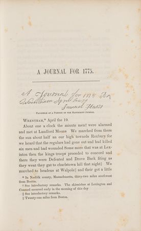 Lot #270 Lemuel Lyons and Samuel Haws: The Military Journals of Two Private Soldiers, 1758-1775 Book - Image 4