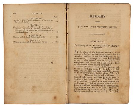 Lot #272 Robert B. McAfee: History of the Late War in the Western Country - Image 3