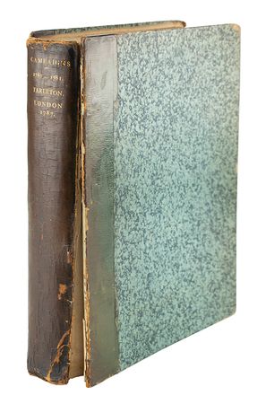 Lot #256 Banastre Tarleton: A History of the Campaigns of 1780 and 1781, in the Southern Provinces of North America - Image 1