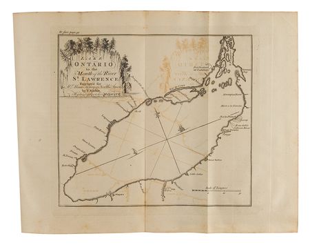Lot #252 Thomas Mante: The History of the Late War in North-America: First edition of Mante's History of the Late War in North-America, complete with its 18 engraved maps?the best contemporary account of the French and Indian War - Image 5