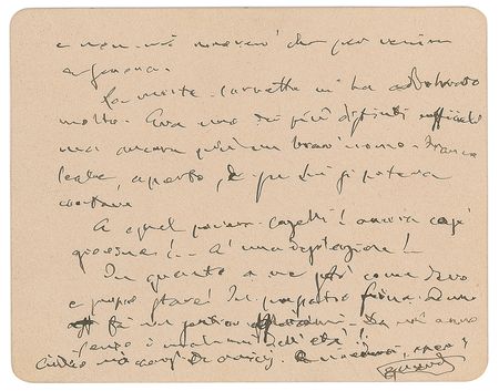 Lot #432 Giuseppe Verdi Autograph Letter Signed - Image 2