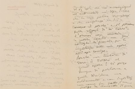 Lot #431 Giacomo Puccini Autograph Letter Signed - Image 2