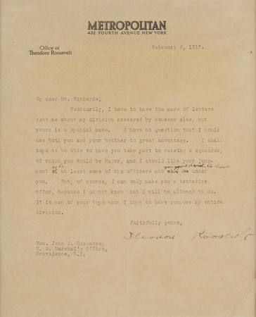 Lot #16 Theodore Roosevelt: 