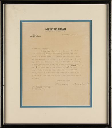 Lot #16 Theodore Roosevelt: 