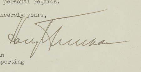 Lot #19 Harry S. Truman Typed Letter Signed as President - Image 3