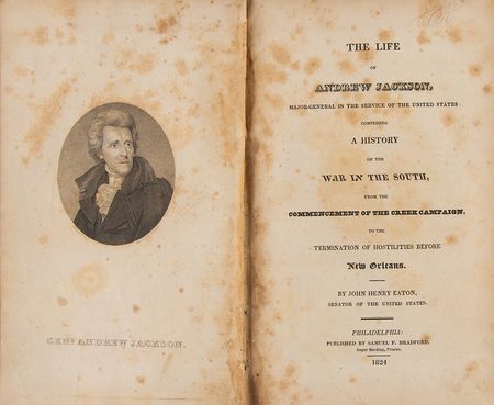 Lot #263 John Eaton: The Life of Andrew Jackson, Major-General in the Service of the United States Book - Image 2