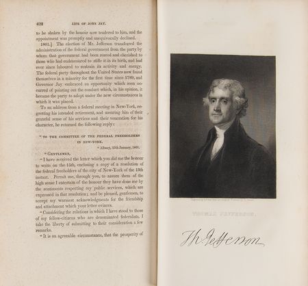 Lot #267 William Jay: The Life of John Jay Book - Image 2