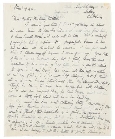 Lot #361 Beatrix Potter Autograph Letter Signed - Image 1