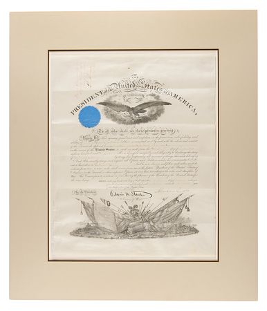 Lot #9 Abraham Lincoln: President Lincoln appoints a 