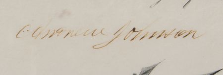 Lot #11 Andrew Johnson: Beautiful military commission from President Johnson, promoting a Civil War veteran to 