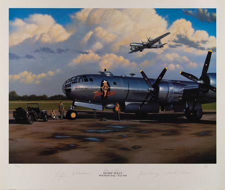 Lot #230 Aviation and Military (10) Art Prints Signed by Stan Stokes and James Dietz  - Image 1