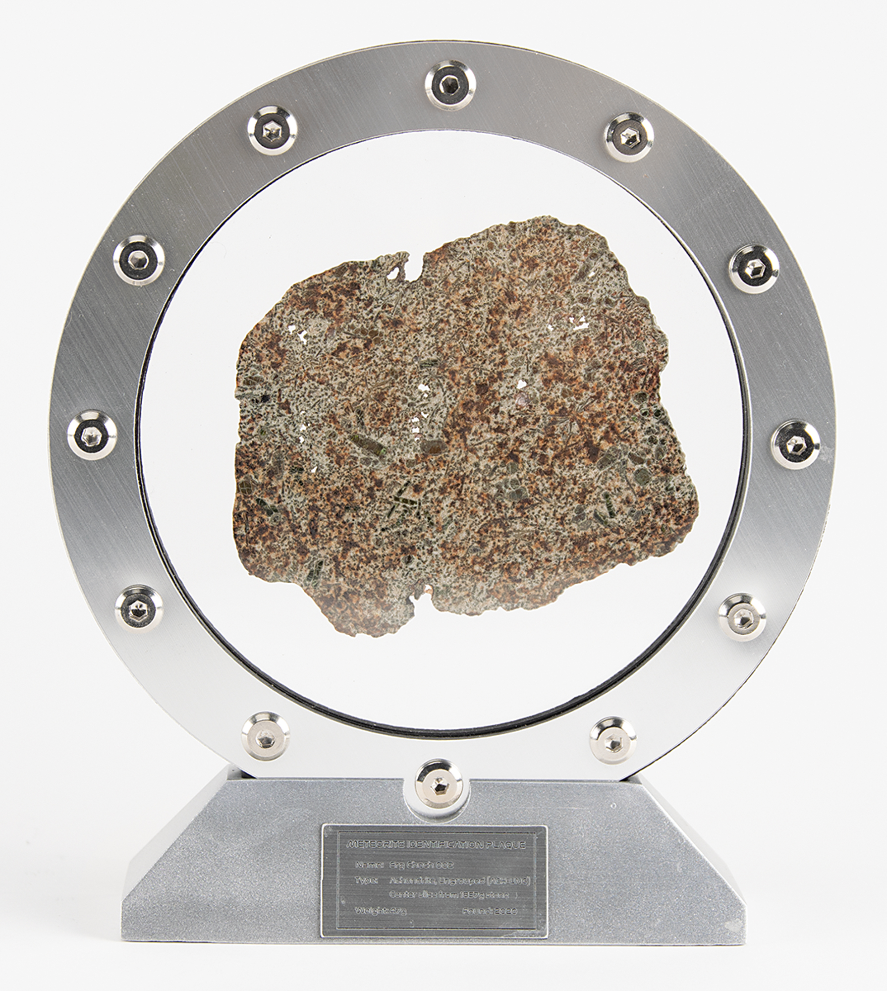 Large Erg Chech 002 Meteorite Slice | RR Auction