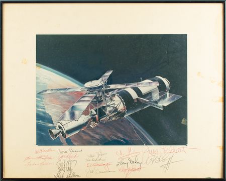 Lot #7558 Astronauts Signed Photograph - Image 1