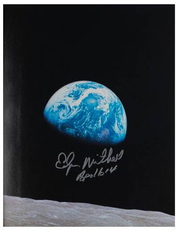 Lot #7563 Apollo Astronauts: McDivitt, Mitchell, and Worden Signed Books - Image 2