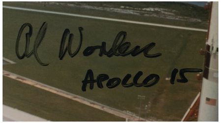 Lot #7484 Al Worden's Lot of (2) Signed Photographs - Image 2