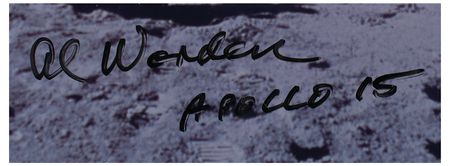 Lot #7484 Al Worden's Lot of (2) Signed Photographs - Image 4