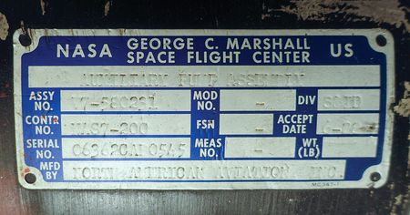 Lot #7130 Saturn V Second Stage Hydraulic Engine Actuating System (EAS) - Image 2