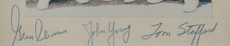 Lot #7246 Apollo 10 Signed Photograph - Image 3